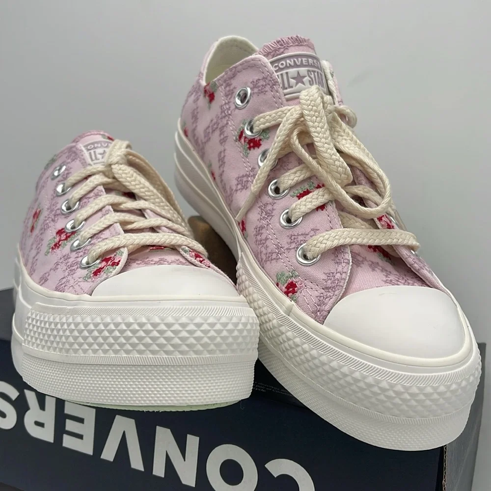 Converse WMNS Platform Sneakers A13660C CTAS LIFT OX SUMMIT PINK/VINTAGE WHITE